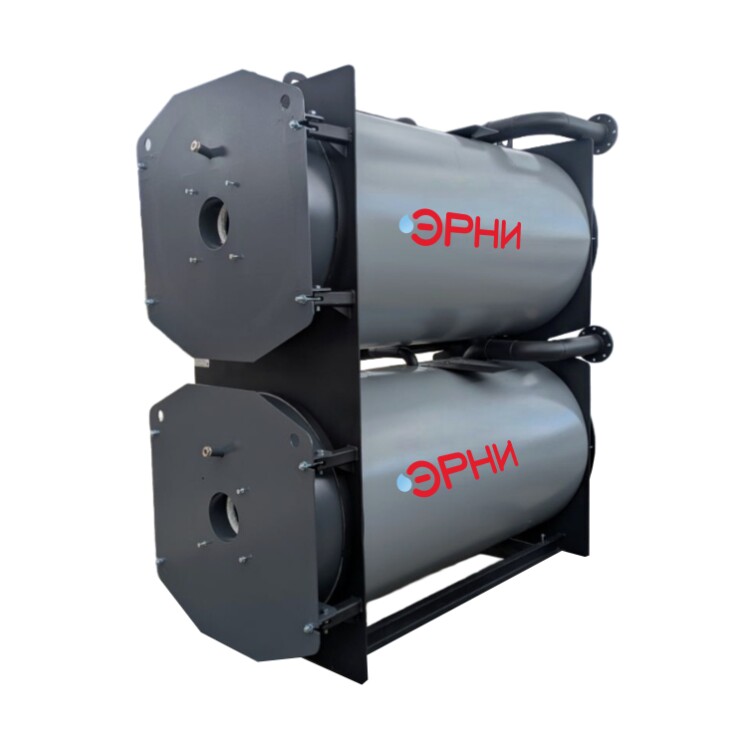 Жаротрубные реверсивные сдвоенные котлы ЭРНИ ДУПЛЕКС 2х100