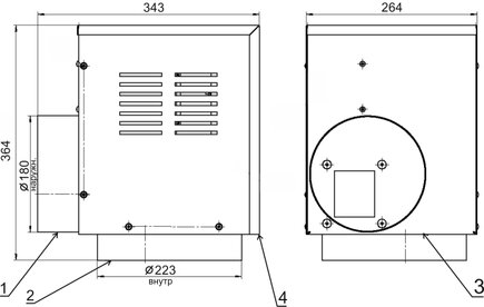 Размеры турбонадставки Эрни T3m